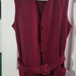 The Limited Collection, Rich Red Wool Blend Garment